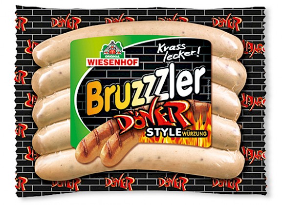 Der WIESENHOF Bruzzzler Döner Style: Endlich gibt es die Bratwurst auch mit Döner-Geschmack