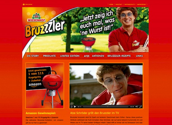 Die neue Bruzzzler-Website mit Kult-Comedian Atze Schröder, dem Making Of vom Dreh, der neuen Limited Edition 2015 und vielen Gewinnspiel-Aktionen.