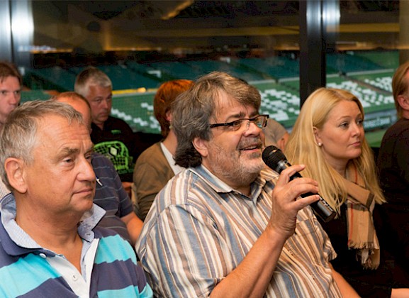 Werder-Fans stellten Fragen zu unterschiedlichen Themenfeldern.