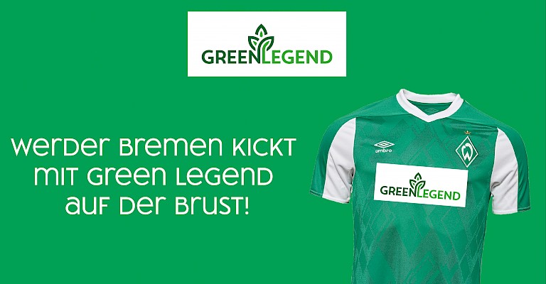 Neues Logo auf der Brust: Werder Bremen kickt im „Veganuary“ mit Green Legend-Logo!