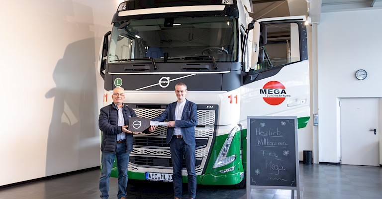 E-Lkw ergänzt Fuhrpark der MEGA Logistik & Service